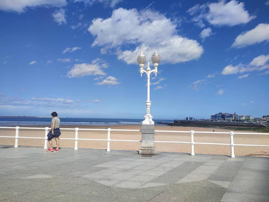 178A Mar De Gijon Apto Con Vistas Экстерьер фото